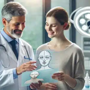 une consultation entre un patient et un chirurgien