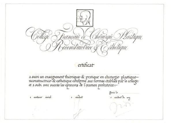 Diplôme Dr Djemal Taher